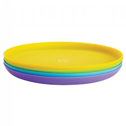 Multicolor Plates - Set of 4