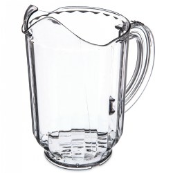 60 oz. Multipurpose Dishwasher Safe Easy Pouring Clear Pitcher