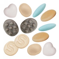 Sensory Worry Stones - 12 Pieces