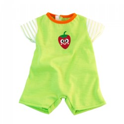 Image of Warm Weather PJ Doll Clothes - Green Pajamas - Clothing for 15 3/4" anatomically correct doll