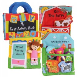 Cloth Interactive Reading Activity Book Set for Young Readers