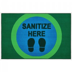 Sanitize Here Dot Health & Safety Carpet