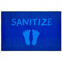 Stand & Sanitize Health & Safety Carpet 3' x 4'6" - Blue