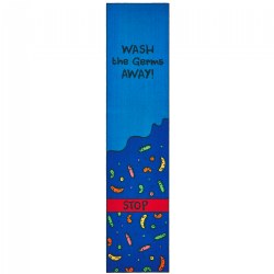 Wash the Germs Away Health & Safety Carpet Runner 3' x 12'