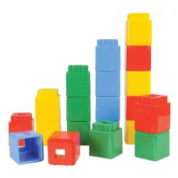 Jumbo Unifix® Cubes - 20 Pieces