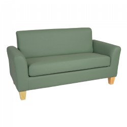 Modern Vinyl Couch - Green