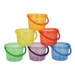 Image of Translucent Buckets - Set of 6