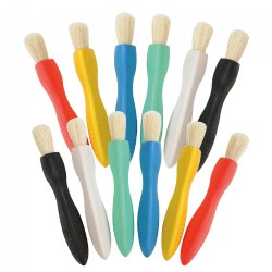 Image of Triangle Grip Assorted Paint Brushes - Set of 12