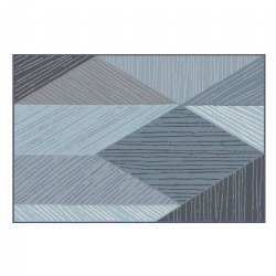 Sense of Place Blue Geometric Carpet - 6' x 9'