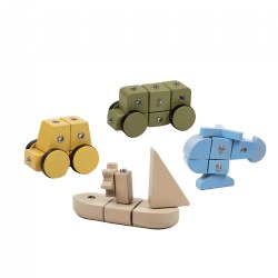 Snap Block Vehicles - 32 Piece Set