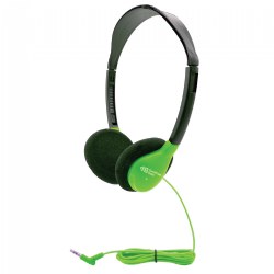 Personal On-Ear Stereo Headphone, Green