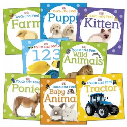Touch and Feel Board Books - Set of 8