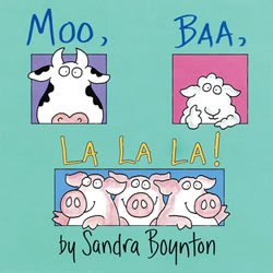 Moo, Baa, La La La - Board Book