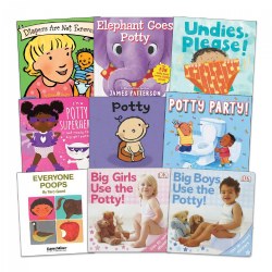 Boys and Girls Potty Training Books - Set of 9