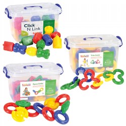 Link and Count Toddler Bins - Set of 3