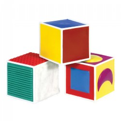 Soft Tactile and Sensory Blocks - Set of 3