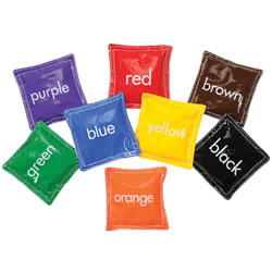 Bilingual Color Beanbags - Set of 8