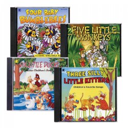 Image of Sing Along Classics CD Collection of Children's Favorite Songs - Set of 4