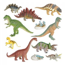 Vinyl Dinosaurs - 11 Pieces