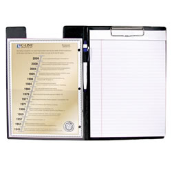 Heavyweight Vinyl Clipboard Folder with Storage Pocket for Organizing Papers