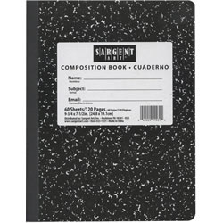 Composition Books for Practicing Writing Skills and Other Classroom Activities - 120 Pages