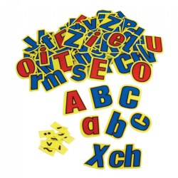 Uppercase and Lowercase Felt Letters - English and Spanish Alphabets - 118 Pieces