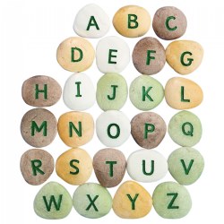 Uppercase Alphabet Pebbles