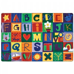 Toddler Alphabet Blocks Carpet