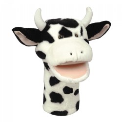 Image of Plush Bigmouth Cow Hand Puppets