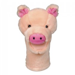 Image of Plush Bigmouth Pig Hand Puppets