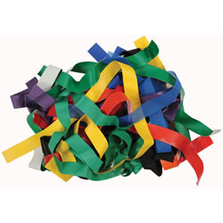 Assorted Color Fabric Weaving Strips - 60 Pieces