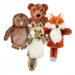 Woodland Creatures Puppets - Set of 4