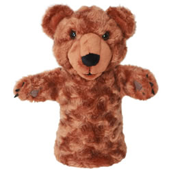 Plush Bear Hand Puppet for Dramatic Play