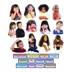 Image of Emotions Felt Set - 24 Pieces