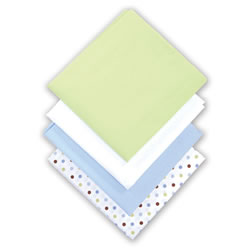 Microfiber Material Compact Size Wrinkle Free Crib Sheets