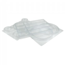 Image of See-Through Sorting Trays - Set of 3