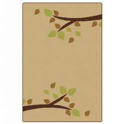Branching Out Carpet - Tan - 4' x 6' Rectangle