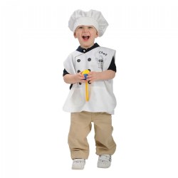 Toddler Chef Vest & Hat