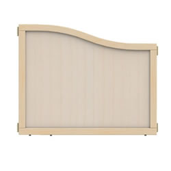 Create-A-Space™ Sturdy Crest Panel 24.5"H to 29.5"H - Wood