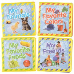 Real Photo Vinyl Book Set for Engaging Young Readers - Set of 4