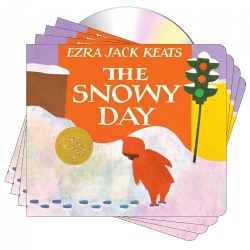 The Snowy Day - 4 Paperback Copies and an Audio CD