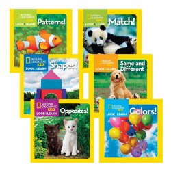National Geographic Look and Learn Board Books - Set of 6