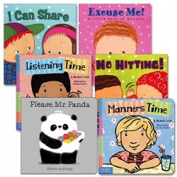 Learning Manners Board Books - Set of 6
