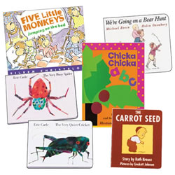 Classic Board Books for Individual or Classroom Reading Set 1 - Set of 6