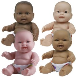 10" Lots to Love Babies with Different Skin Tones and Poseable Bodies