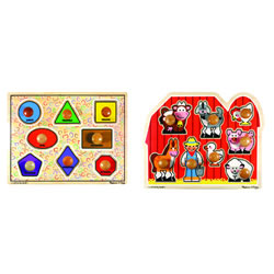 Extra Large Knob Puzzles - Set of 2