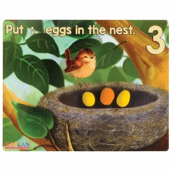 Kaplan Dough Counting Mats (Set of 9)