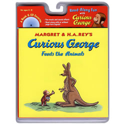 Curious George Feeds the Animals - Book and CD