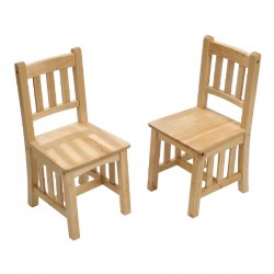Image of Natural Mission Chairs - Set of 2 - 2-5 years