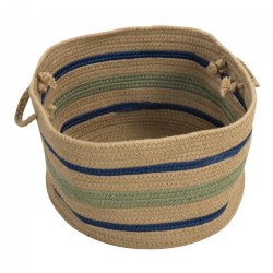 Harwood Stripe Basket 18" x 12"